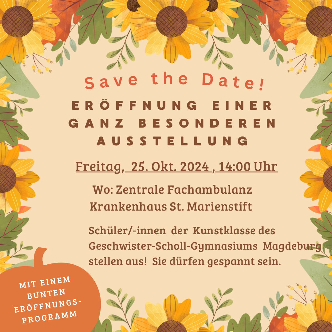 Einladung zur Vernissage am 25.10.2024