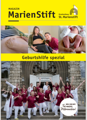 Titelblatt "MarienStift"-Sonderausgabe Geburt