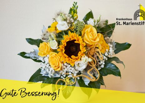 St Marienstift Grusskarte Blumenstrauss