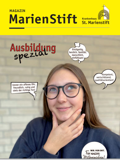 Cover der Marienstift-Ausbildungsbroschüre