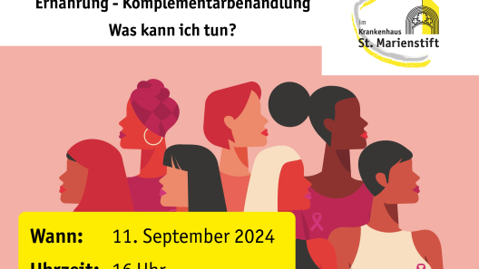 Ausschnitt aus dem Veranstaltungsposter vom 11.09.2024 mit einer Grafik, auf dem verschiedene Frauen abgebildet sind